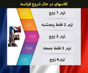 مکالمه زبان فرانسه مشهد